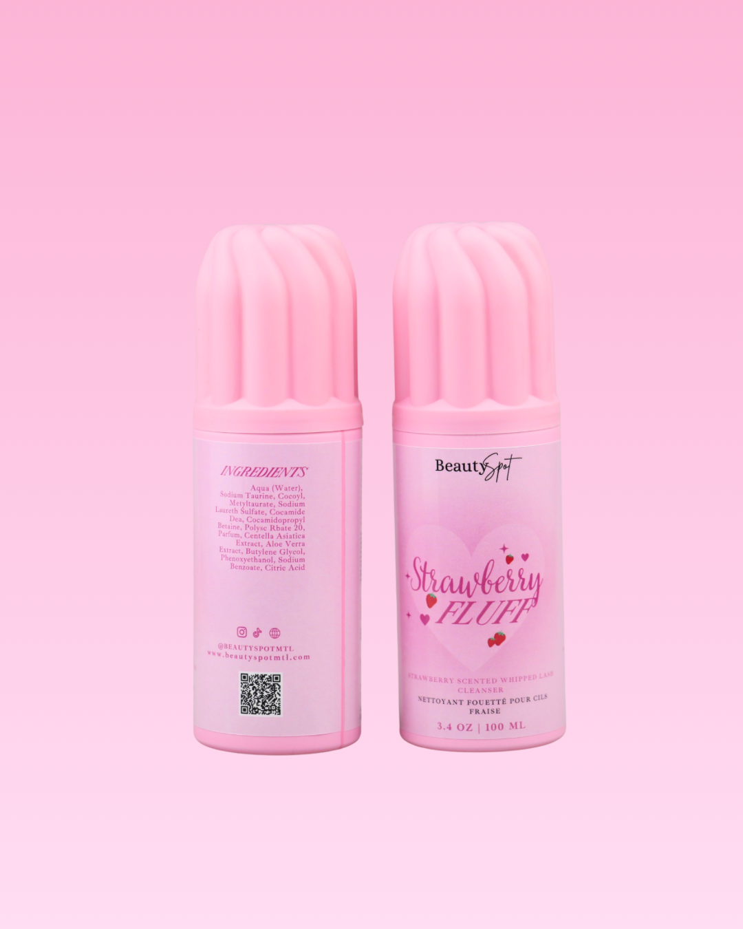 Strawberry Fluff - Whipped Lash Cleanser